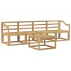 vidaXL Ulkosohvakokoelma 5 pcs valkoinen 59 x 59 x 37 cm