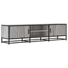 vidaXL TV-taso harmaa Sonoma 160x35x41 cm tekninen puu ja metalli