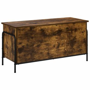 vidaXL S&auml;ilytyslaatikko Savutammi 80 x 40 x 49,5 cm Tekninen puu