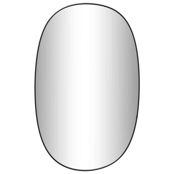 vidaXL Seinäpeili musta 70x45 cm