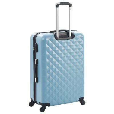 vidaXL Kovapintainen matkalaukkusarja 3 kpl sininen ABS