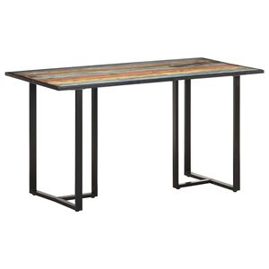 vidaXL Ruokap&ouml;yt&auml; 140 cm kierr&auml;tetty t&auml;yspuu