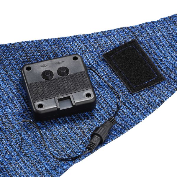 HI Aurinkopurje 100 LED-valolla sininen 3,6x3,6x3,6 m