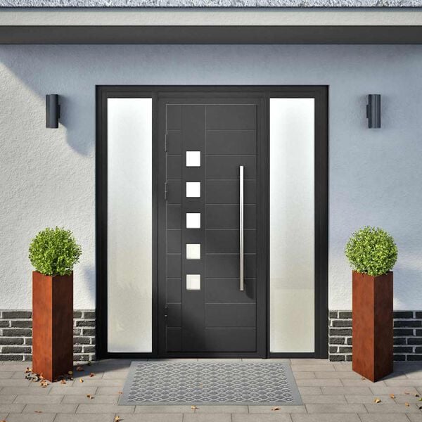 vidaXL Istutuskoneet 2 kpl Kolmiomainen 30x26x75 cm s&auml;&auml;nkest&auml;v&auml; ter&auml;s