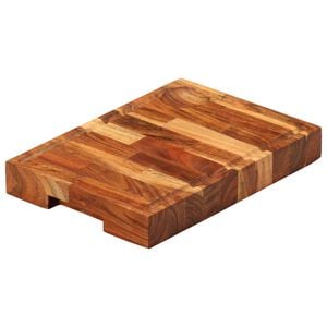 vidaXL Leikkuulauta 30x21x4 cm t&auml;ysi akasiapuu