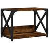 vidaXL Tulostinteline 2 tasoa savutammi 44x26x31,5 cm tekninen puu