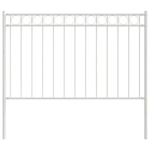 vidaXL Aitaelementti ASSEN Valkoinen 170 x 130 cm Ter&auml;s