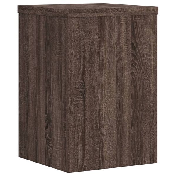 vidaXL Kasvitelineet 2 kpl ruskea tammi 20x20x30 cm tekninen puu