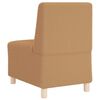 vidaXL Modulaarinen käsinojatonta sohva-yksikkö 2 pcs Beige