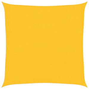 vidaXL Aurinkopurje 160 g/m&sup2; keltainen 2x2 m HDPE