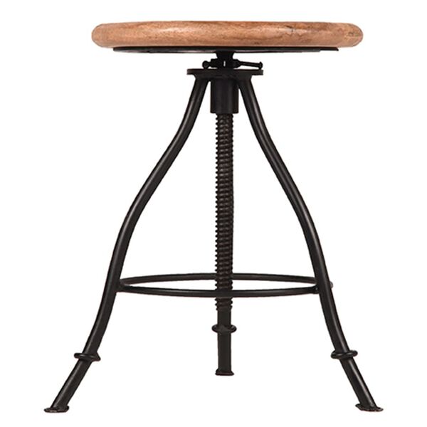 LABEL51 Jakkara Jaipur 35x35x46-75 cm puu/musta