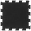 vidaXL Kuminen palamatto 9 kpl musta 16 mm 30x30 cm