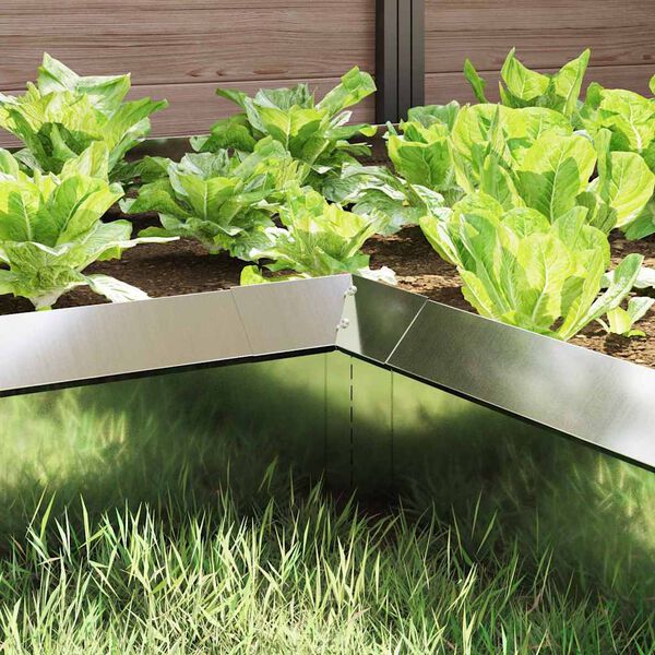 vidaXL Etanaaita 4 pcs Hopea 10 x 10 x 25 cm Galvanoitu ter&auml;s