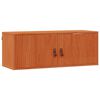 vidaXL Sein&auml;kaappi 2 kpl Vaha ruskea 80 x 30 x 30 cm Massiivinen m&auml;nty