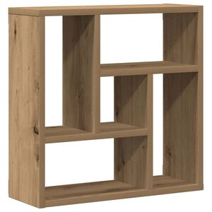 vidaXL sein&auml;hylly k&auml;sity&ouml;l&auml;inen tammi 45x16x45 cm lastulevy