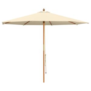 vidaXL Puutarhavarjo &Oslash; 300 x 248 cm Tihe&auml; Eukalyptuspuu