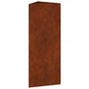 vidaXL Puutarhakukkalaatikko 30x26x75 cm Corten ter&auml;s
