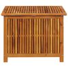 vidaXL Puutarhan varastolaatikko 75x75x58 cm täysi akaasiapuu