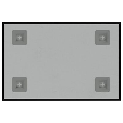 vidaXL Seinäkiinnitteinen magneettitaulu musta 30x20 cm karkaistu lasi