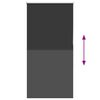 vidaXL Rullaverho Blackout Musta 80x130 cm Kankaan leveys 75,7 cm