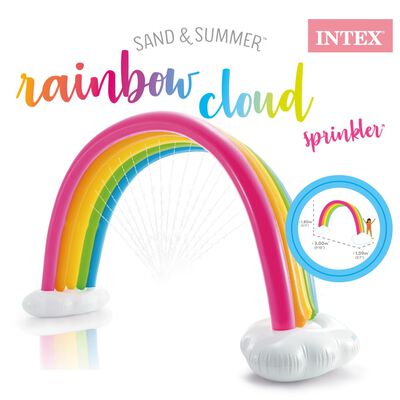 Intex Rainbow Cloud Sprinkleri monivärinen 300x109x180 cm