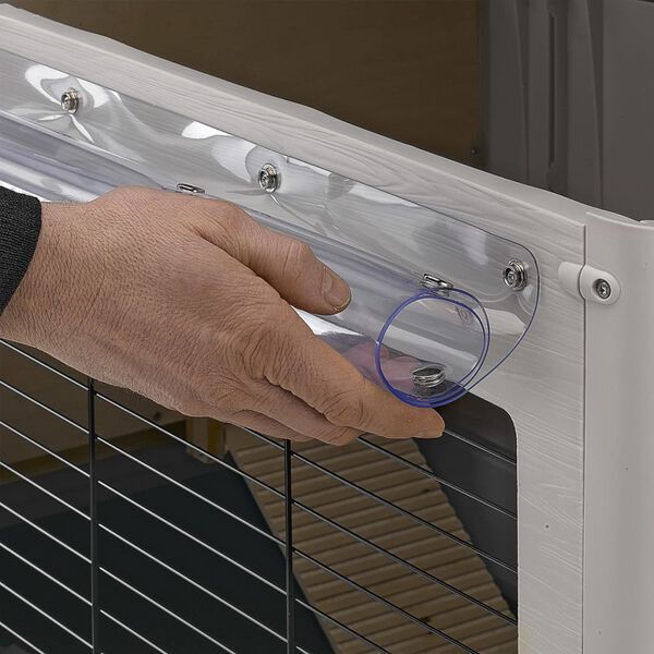 Ferplast Kaninkoppi Grand Lodge 120 muovi harmaa 57085360