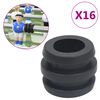 vidaXL P&ouml;yt&auml;jalkapallon tankostopparit 15,9/16 mm tankoon 16 kpl