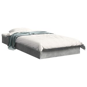 vidaXL Lattias&auml;ngyn runko Betoninharmaa 80 x 200 cm Tekninen puu