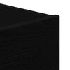 vidaXL Y&ouml;p&ouml;yt&auml;kaappi Musta tammi. 45 x 40 x 55 cm Tekninen puu