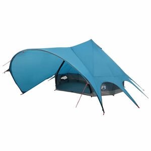 vidaXL Teepee Teltat 7-Henkil&ouml;lle Sininen ja harmaa 600 x 600 x 347 cm