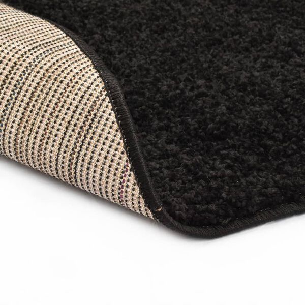 vidaXL P&ouml;rr&ouml;matto 160 cm musta