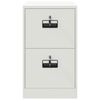 vidaXL Asiakirjakaappi laatikon kanssa Valkoinen 44 x 50 x 106.5 cm