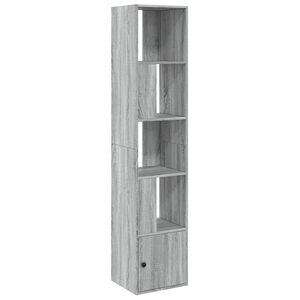 vidaXL Kirjahylly harmaa Sonoma 40x36x189 cm tekninen puu