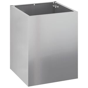 vidaXL Puutarha ruukku Galvanoitu ter&auml;s 32 x 32 x 40 cm