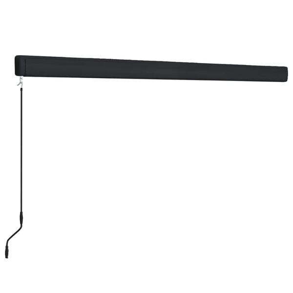 vidaXL Manuaalinen kasettimarkiisi 350x250 cm sininen ja valkoinen