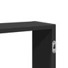 vidaXL Seinähylly musta 99x15x60 cm tekninen puu