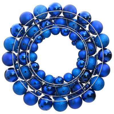 vidaXL Jouluseppele sininen 45 cm polystyreeni