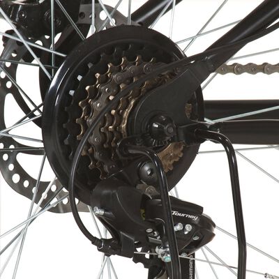 vidaXL Maastopyörä 21 vaihdetta 26" renkaat 46 cm runko musta