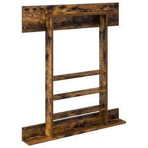 vidaXL Biljardikeppiteline Tekninen puu 93 x 12 x 103 cm Savutammi