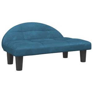 vidaXL Koiranpeti sininen 70x52x30 cm sametti