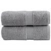 vidaXL Premium-pesupyyhkeet SOLUND 2 kpl harmaa 30x30 cm 600 gsm