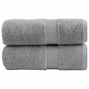 vidaXL Premium-pesupyyhkeet SOLUND 2 kpl harmaa 30x30 cm 600 gsm