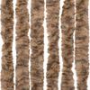 vidaXL Hy&ouml;nteisverho beige ja tummanruskea 118x220 cm chenille