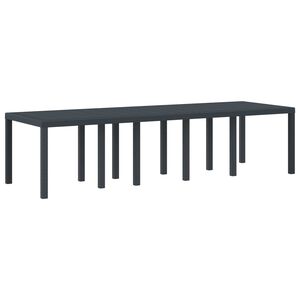 vidaXL Puutarhap&ouml;yt&auml; Antrasiitti 300 x 100 x 73 cm polyrottinki