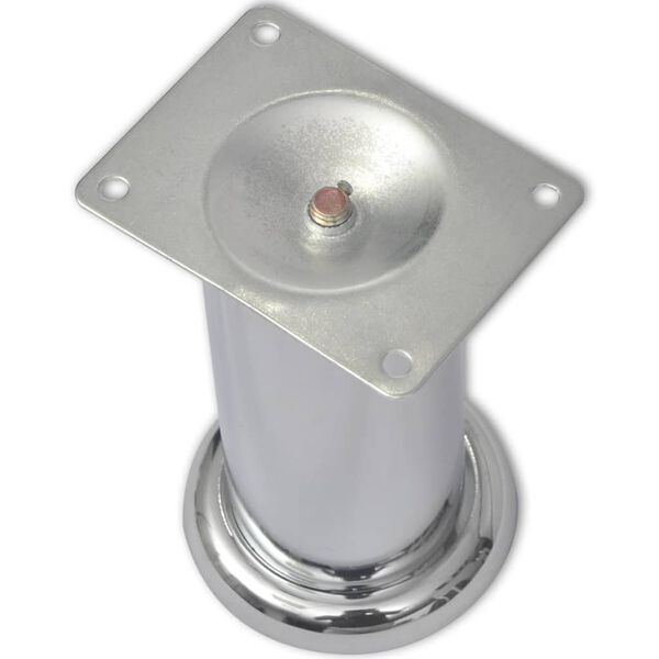 vidaXL Py&ouml;re&auml;t sohvanjalat 8 kpl kromi 120 mm