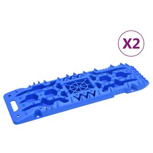 vidaXL Luistonestomatto 2 kpl sininen 107x31x7 cm nailon