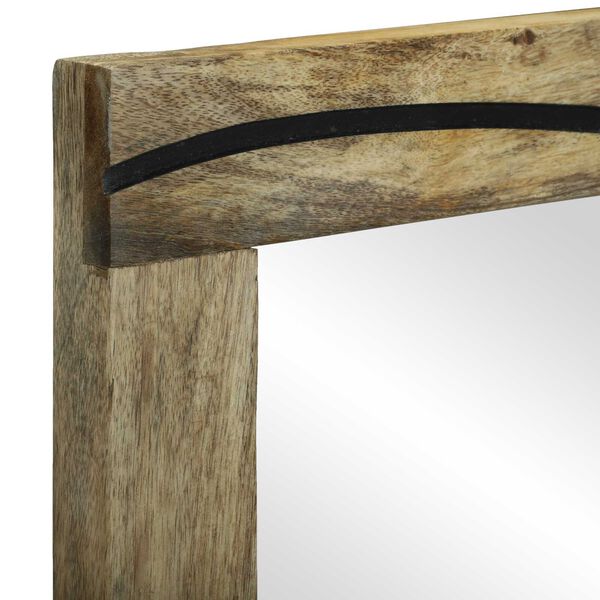 vidaXL Kylpyhuoneen peili peilillä Ruskea 70 x 50 x 2,5 cm