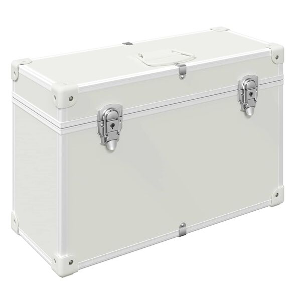 vidaXL Kaappikahvat 2 pcs Valkoinen 85 x 45 mm Metalli