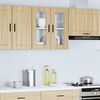 vidaXL Keittiön seinäkaappi lasiovella Porto sonoma tammi