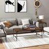 vidaXL Sohvap&ouml;yt&auml; ruskea tammi 80x50x35 cm tekninen puu